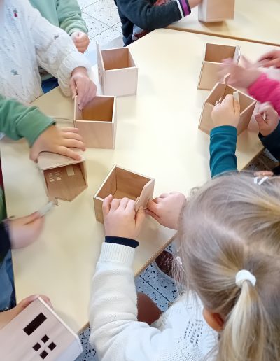 123CREABOIS - animation école Hauts-de-France - ponçage