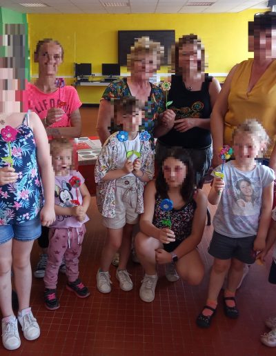 Animation en CSC à Landrecies - atelier parents enfants